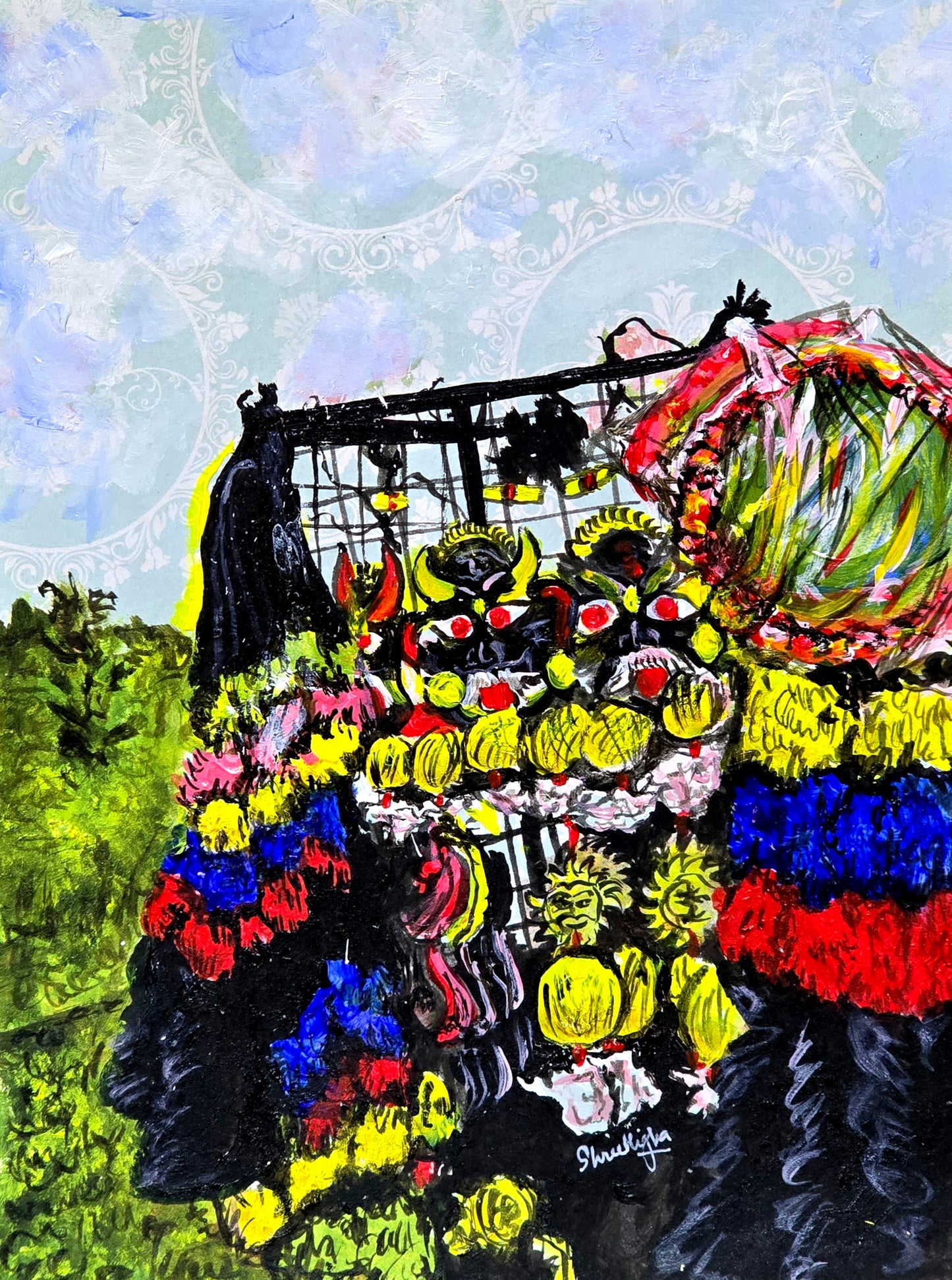 Pudukottai, 6x8 Inch Original