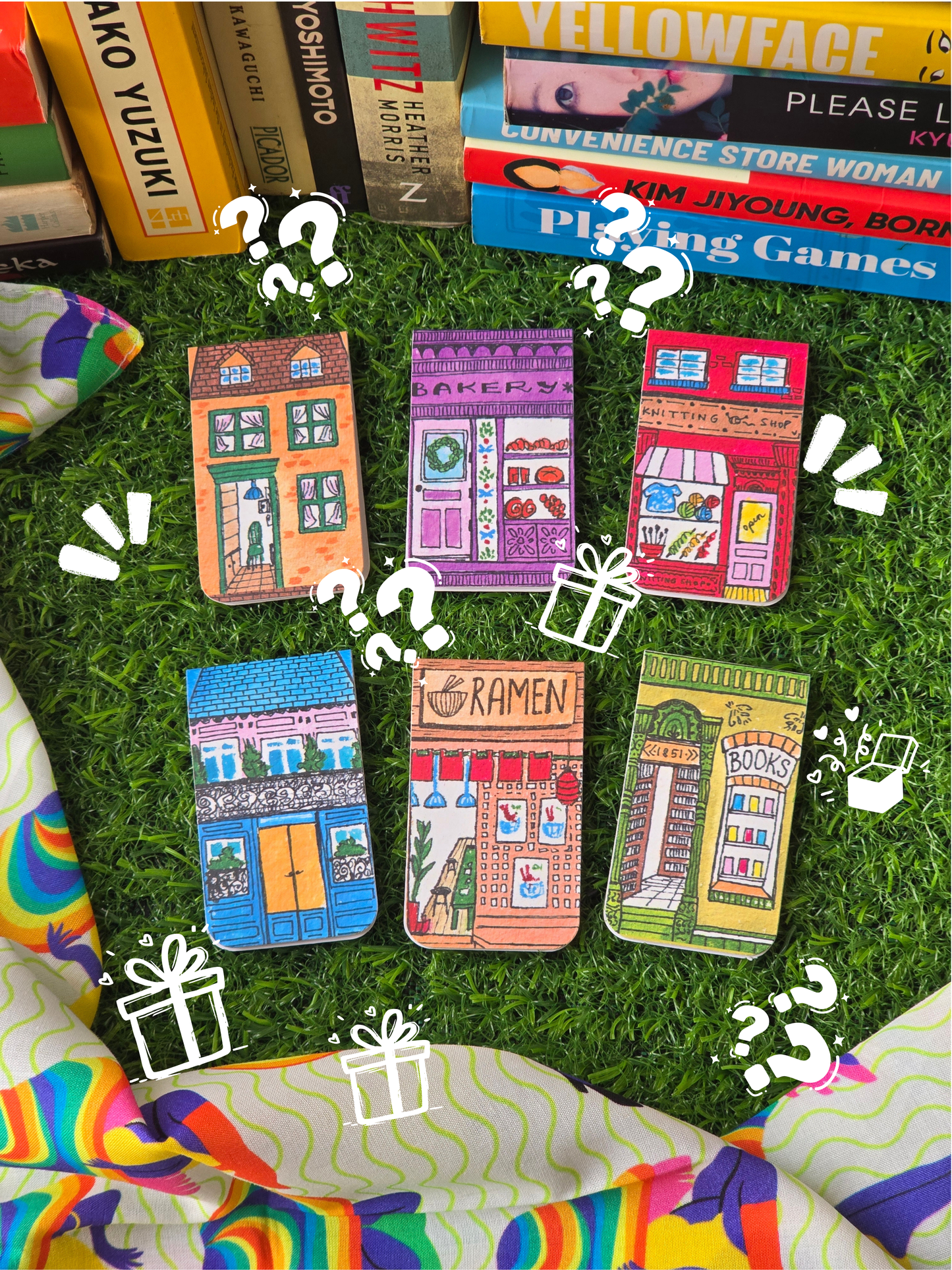Small Town Bookmarks | Mystery Pack of 3