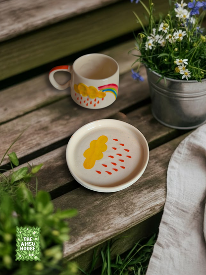 Rainbow Cloud Cup & Saucer Set
