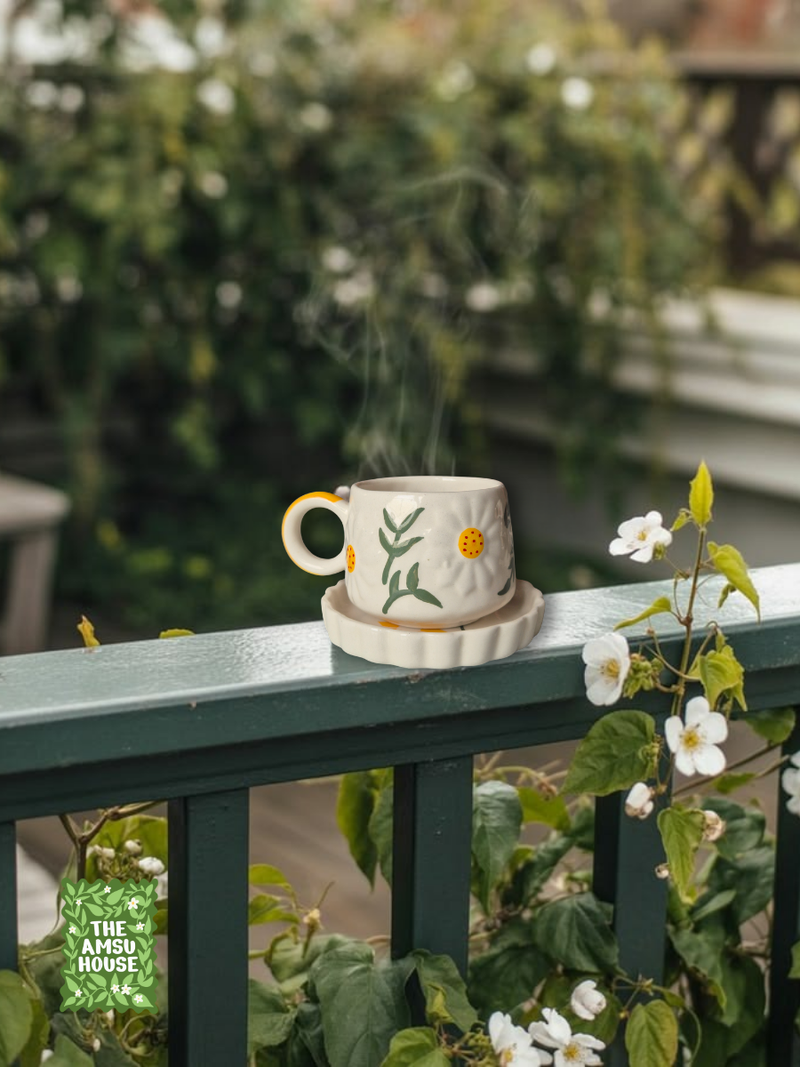 Daisy Garden Cup & Saucer Set
