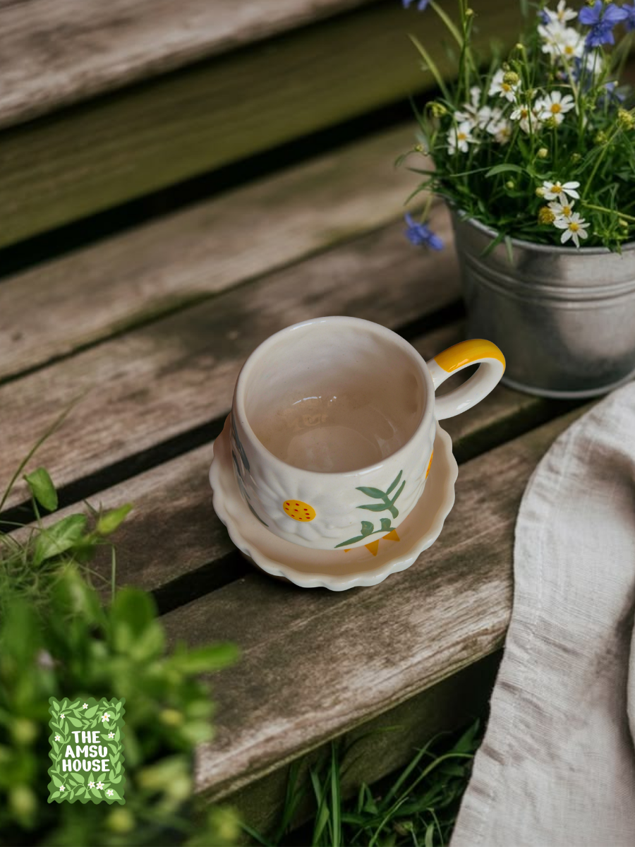 Daisy Garden Cup & Saucer Set