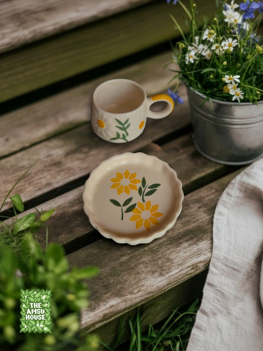 Daisy Garden Cup & Saucer Set