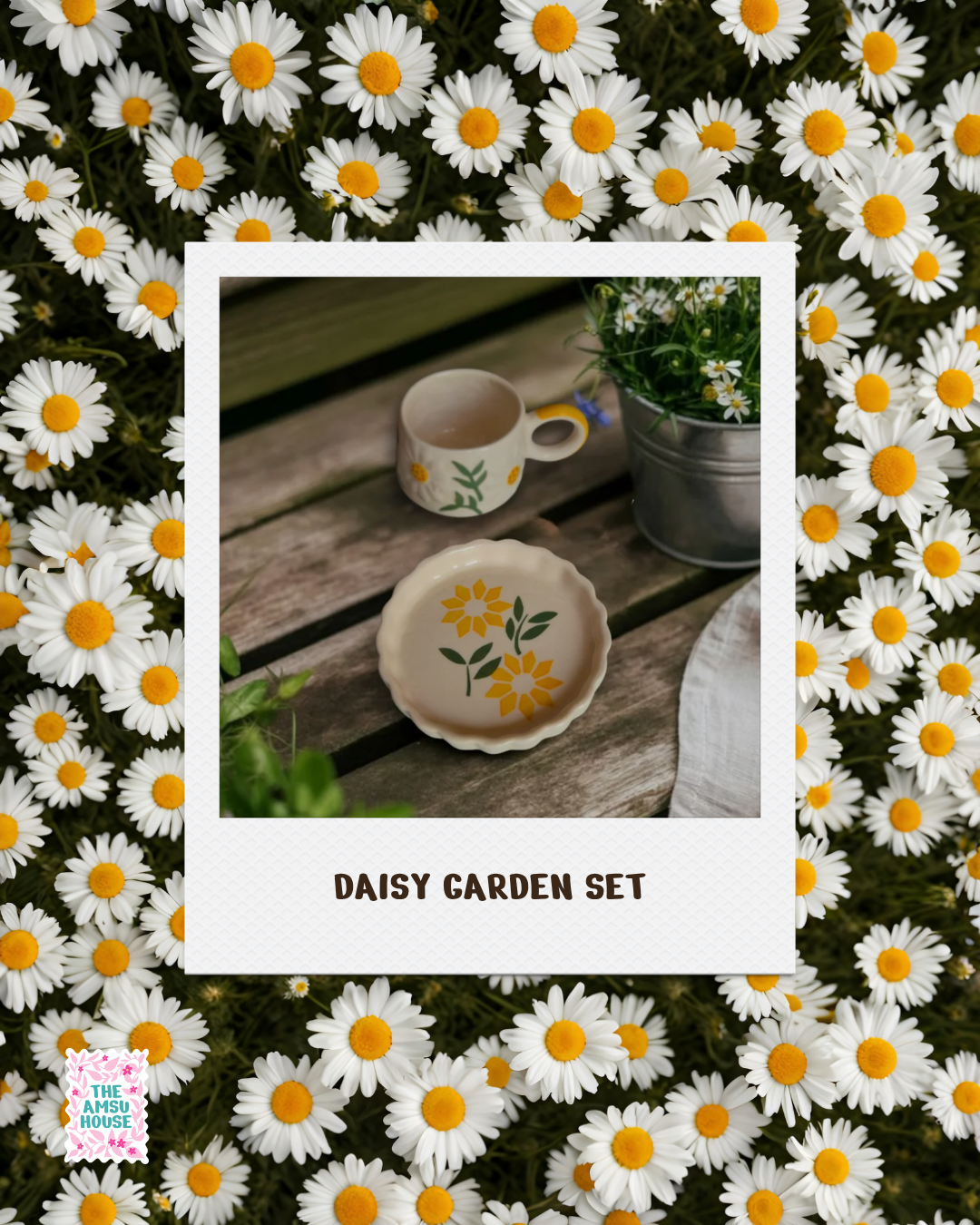 Daisy Garden Cup & Saucer Set