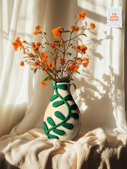 Ceramic Vine Vase