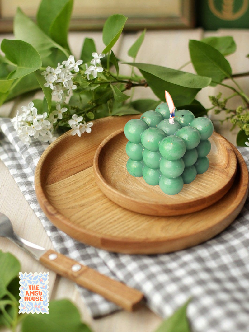 Midnight Bubbles Candle | Vine Green: Jasmine Scent