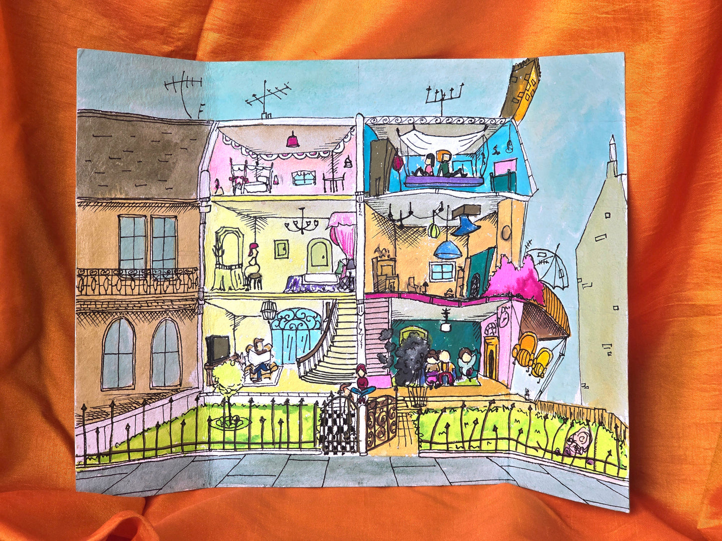 Gloria's House Print