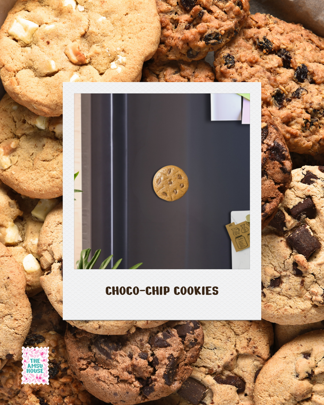 Chocochip Cookie Magnets | Set of 2