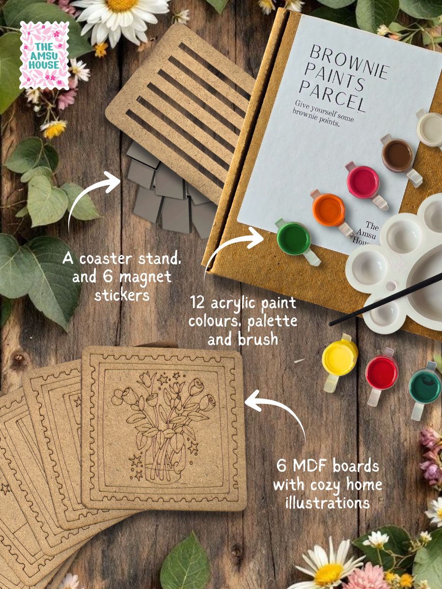 Brownie Paints Parcel