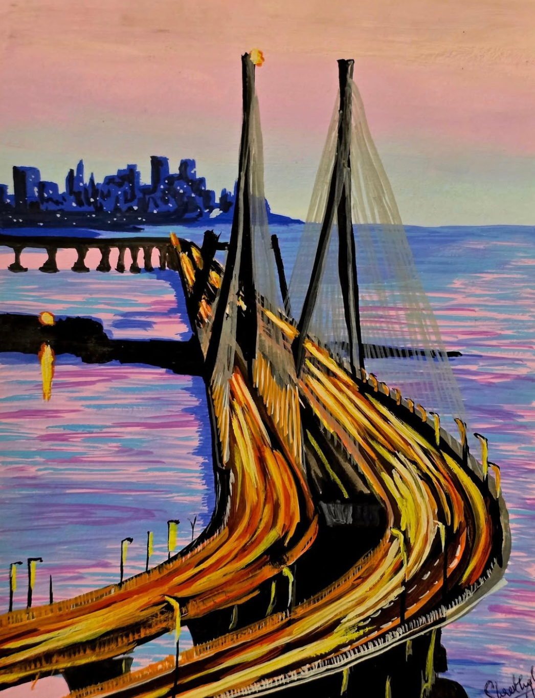 Meri Mumbai, 5.83 x 8.27 inch Original