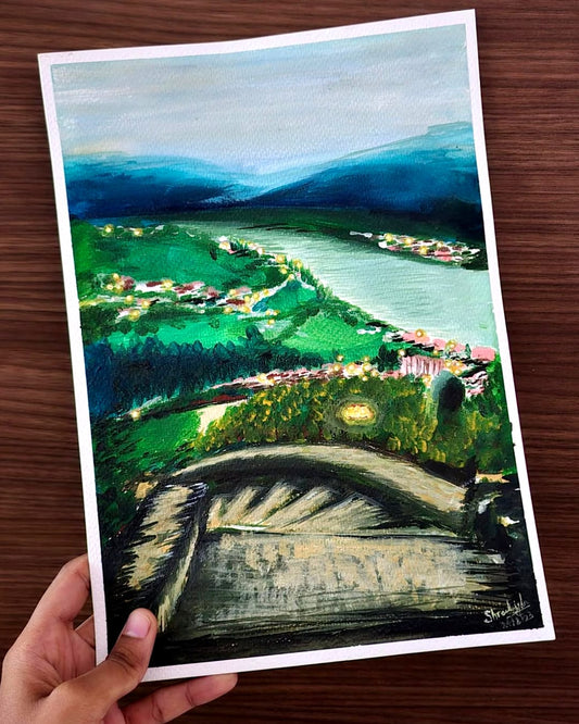 Dürnstein View,  5.83 x 8.27 inch Print