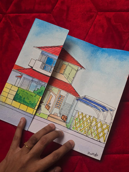 Shinchan's House Print