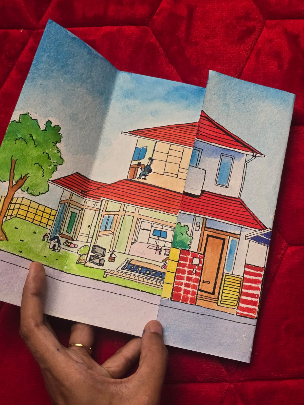 Shinchan's House Print